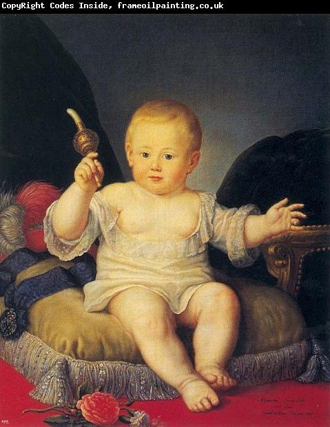 Jean Louis Voille Portrait of Alexander Pawlowitsch as a boy